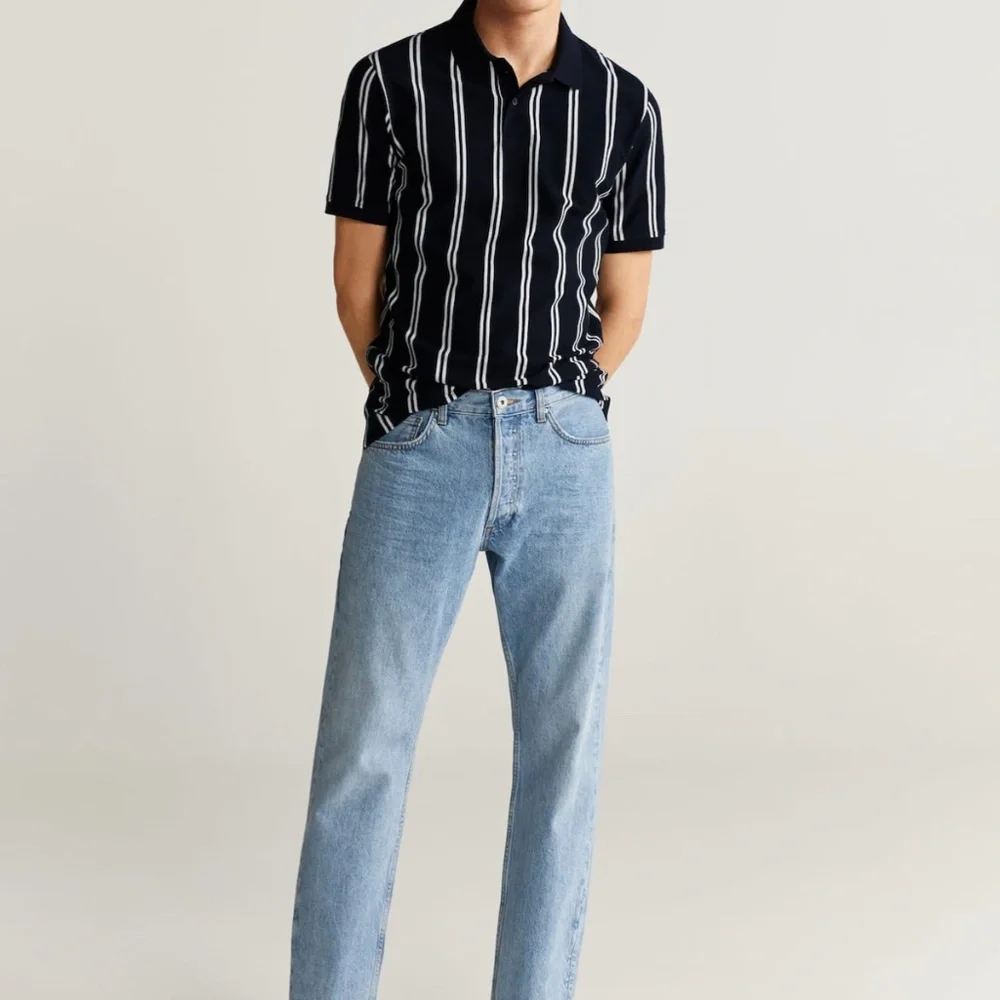 MANGO Striped cotton polo shirt - (XL) - Picture 11 of 11